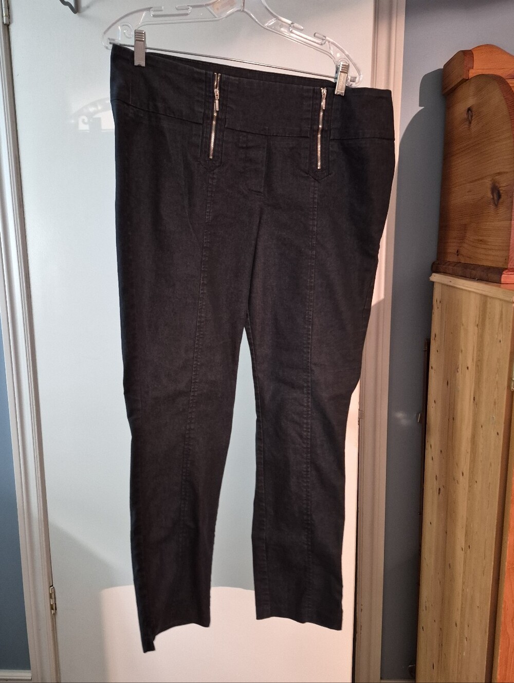 Penningtons Black Zip Accent Dress Pants Size 14